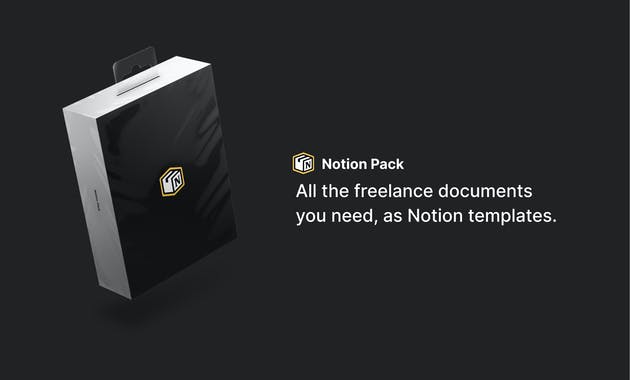 Notion Pack for Freelancers- Featured Shot